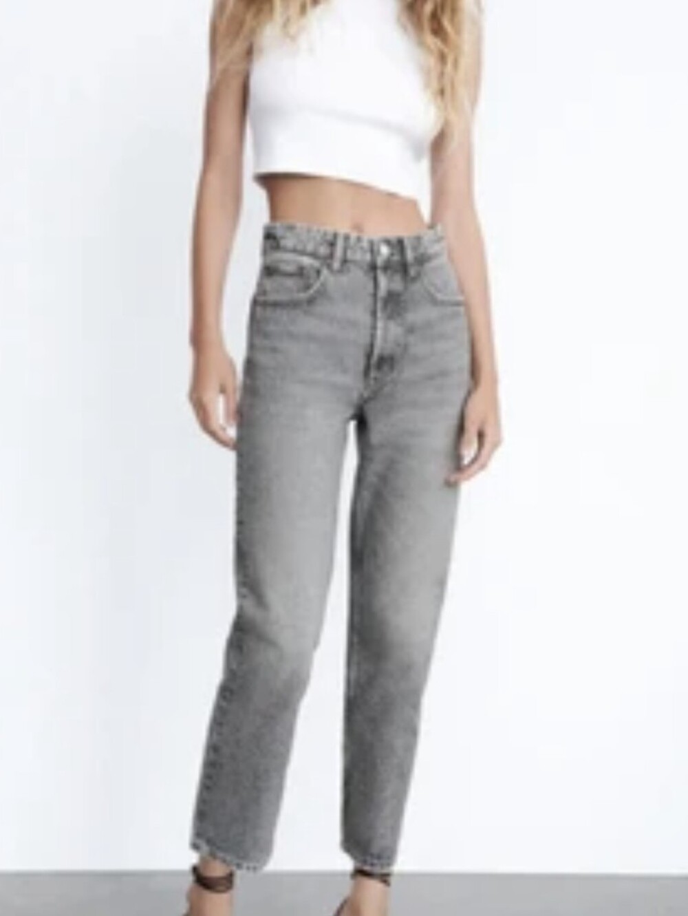 Zara Mom Jeans High Rise